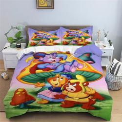 Disney Adventure Of The Gummi Bears bedding  Set Decoration Bedroom Quilt CoverGift For Your Girlfriend Boyfriend Gift For Love Gift For Friend Best Valentine Present Holiday Gift