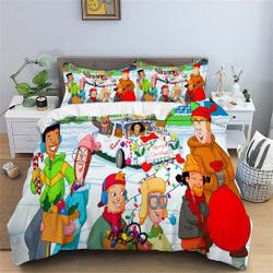 Disney Recess Bedding Set Decoration Bedroom Quilt CoverGift For Your Girlfriend Boyfriend Gift For Love Gift For Friend Best Valentine Present Holiday Gift
