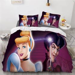 Disney Cinde Bedding Set  Quilt Cover Pillow Cover Bedding  Set GiftGift For Your Girlfriend Boyfriend Gift For Love Gift For Friend Best Valentine Present Holiday Gift