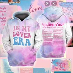 I Love You in Taylor Lyrics Crewneck 3D Hoodie