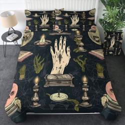 Witches Tarot Psychic Duvet Cover Witch Craft Quilt Cover Bedding Set Gift For Your Girlfriend Boyfriend Gift For Love Gift For Friend Best Valentine Present Holiday Gift