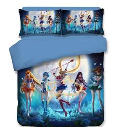 Sailor Moon #21 Duvet Cover Pillowcase Bedding Set Gift For Your Girlfriend Boyfriend Gift For Love Gift For Friend Best Valentine Present Holiday Gift