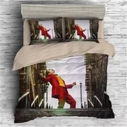 Joker Arthur Fleck Clown #14 Duvet Cover Pillowcase Bedding Set Gift For Your Girlfriend Boyfriend Gift For Love Gift For Friend Best Valentine Present Holiday Gift