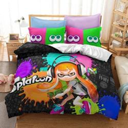 Splatoon #19 Duvet Cover Pillowcase Bedding Set Gift For Your Girlfriend Boyfriend Gift For Love Gift For Friend Best Valentine Present Holiday Gift
