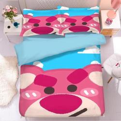 Toy Story Lots-O'-Huggin Bear #34 Duvet Cover Pillowcase Bedding Set Gift For Your Girlfriend Boyfriend Gift For Love Gift For Friend Best Valentine Present Holiday Gift