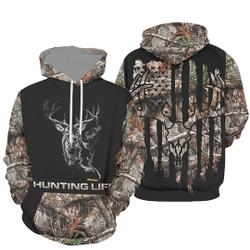 Deer Hunting Life 3D Hoodie