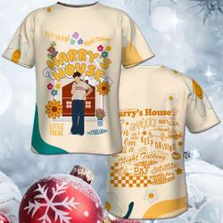 Hary Pop Shirt Singer Unisex Outfit Style Men 3D T-Shirt Meaningful Gift For Family Gift For Boyfriend Valentine Gift