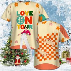 Harry Men Styles Pop Unisex Outfit Singer 3D T-Shirt Meaningful Gift For Family Gift For Boyfriend Valentine Gift