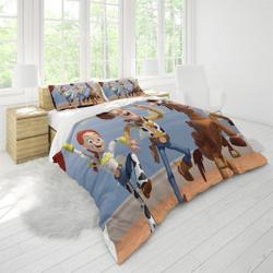 Toy Story Printing Three Piece Printed Fashion Pattern Bedding Set Three Piece Quilt Cover Pillow CoverGift For Your Girlfriend Boyfriend