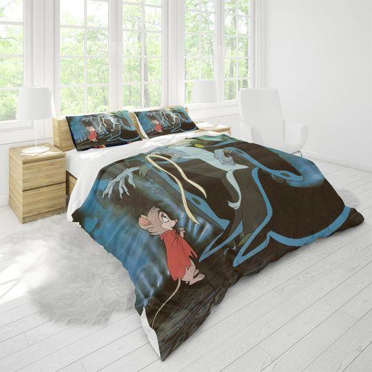 The Secret Of NIMH Three Piece Printed Fashion Pattern Bedding Set Three Piece Quilt Cover Pillow Cover #2 For Family