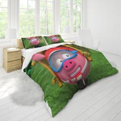 Disney Jungle Junction Three Piece Printed Fashion Pattern Bedding Set Three Piece Quilt Cover Pillow Cover #7 For Family