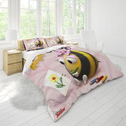 Disney The Hive Three Piece Printed Fashion Pattern Bedding Set Three Piece Quilt Cover Pillow CoverGift For Your Girlfriend Boyfriend Gift For Love Gift For Friend Best Valentine Present Holiday Gift