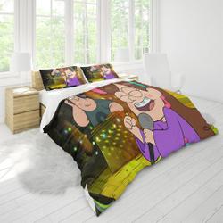 Disney Jungle Junction Three Piece Printed Fashion Pattern Bedding Set Three Piece Quilt Cover Pillow Cover #10 For Family