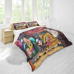 Disney Jungle Junction Three Piece Printed Fashion Pattern Bedding Set Three Piece Quilt Cover Pillow Cover #11 For Family