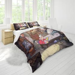 Disney Jungle Junction Three Piece Printed Fashion Pattern Bedding Set Three Piece Quilt Cover Pillow Cover #12 For Family