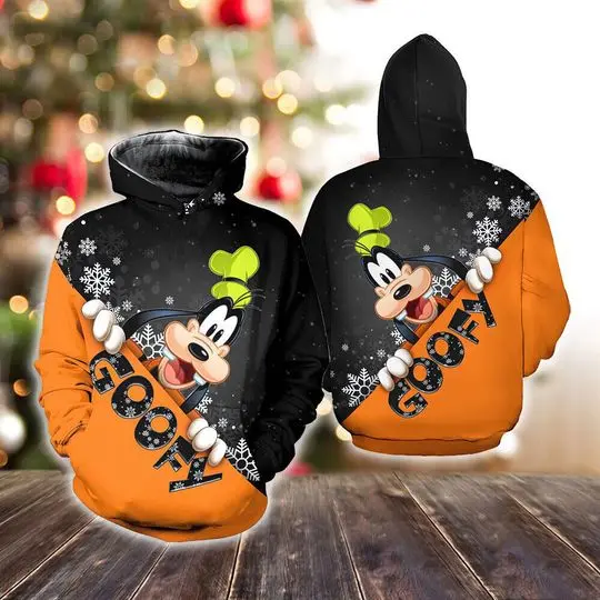 Goofy Merry Christmas Disney Hoodie, 3D Hoodie