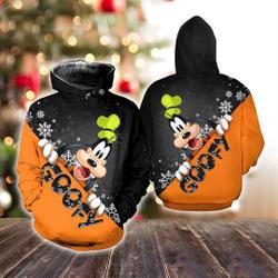 Goofy Merry Christmas Disney Hoodie, 3D Hoodie