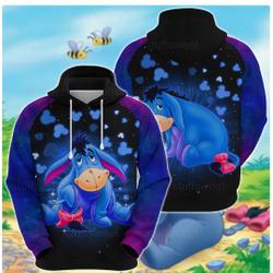 Winnie The Pooh Eeyore Disney Hoodie, 3D Hoodie