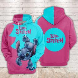 Lilo And Stitch Disney Hoodie, 3D Hoodie