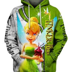 Tinker Bell Disney Hoodie, 3D Hoodie