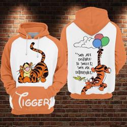 Winnie The Pooh Tigger Disney Hoodie, 3D Hoodie