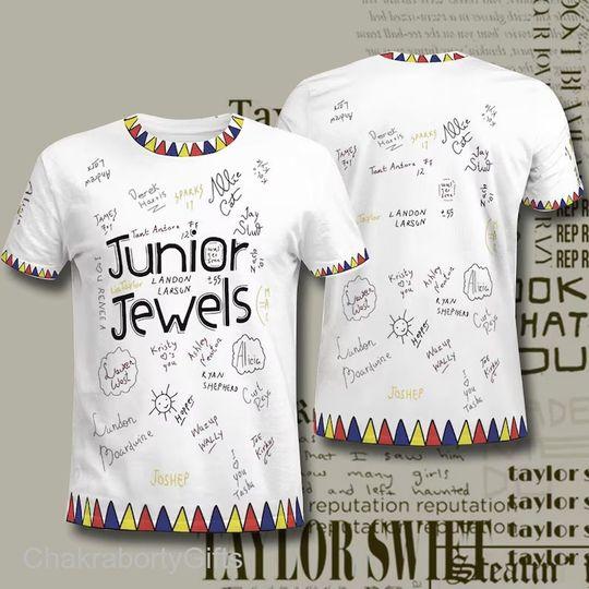 Junior Jewels Shirt, Taylor 3D Shirt, You Belong With Me Outfit Meaningful Gift For Family Gift For Boyfriend Valentine Gift