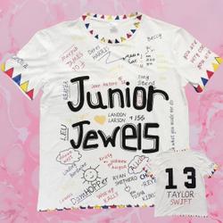 Junior Jewels T-Shirt,Adults,You Belong with Me, The Eras Tour 3D Shirt Meaningful Gift For Family Gift For Boyfriend Valentine Gift