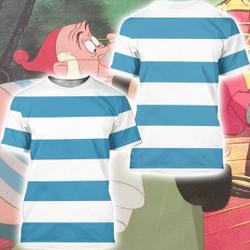 mr smee All Over Print 3D, Captain Hook Funny Character Movie Costume 3D T Shirt Meaningful Gift For Family Gift For Boyfriend Valentine Gift