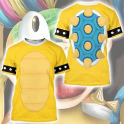 Yellow Turtle Game Matching Family Hoodie, Larry Koopa Halloween Costume For Group Meaningful Gift For Family Gift For Boyfriend Valentine Gift