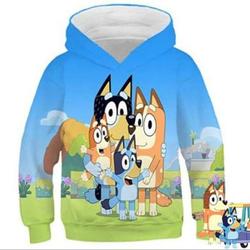 Dog Family 3D Shirt, Family Costume Halloween Shirt, Blue Dog 3D Hoodie