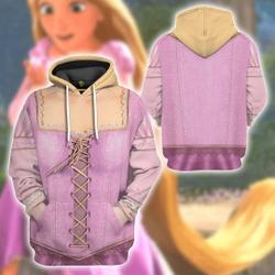 Unisex All Over Print Rapunzel Princess Hoodie | Rapunzel Princess