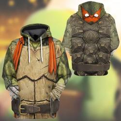 Orange Turtle Movie Superhero Halloween Costume Shirt, Halloween All Over Print Hoodie,