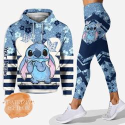 Personalized Stitch Hoodie, Stitch Yoga