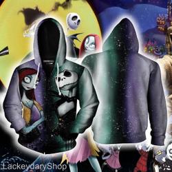 The Nightmare Before Christmas Unisex Hoodie, All Over Printed Hoodie