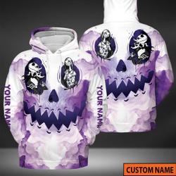 Disney Jack Skellington 3D Hoodies Tee, Jack And Sally Oogie Boogie Nightmare Hoodie