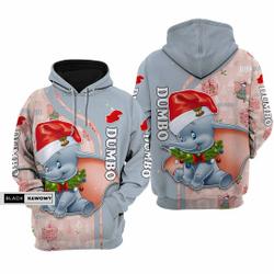 Christmas Gift, Dumbo Christmas Hoodie, Disney Dumbo Hoodie, Dumbo