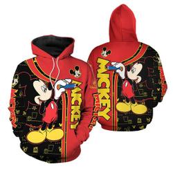 Beloved Iconic Character 3D Shirt, Animated Superstar Mouse 3D Graphic Hoodie