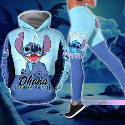 Stitch Hoodie, Stitch Yoga, Cute Stitch, Ohana Means Family