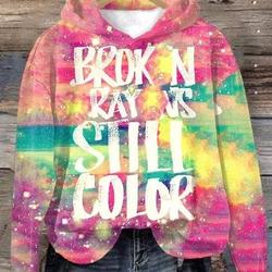 Broken Crayons Still Color All Over Print 3D Hoodie