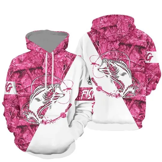 Fishing Makes Me Happy 3D Hoodie