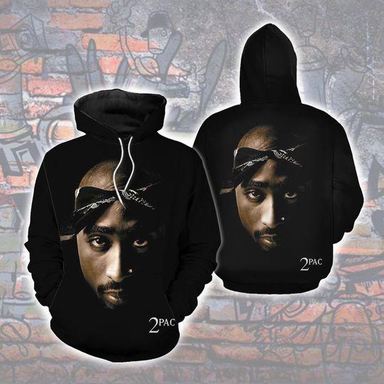 Tupac Shakur Full Over Print 3D Hoodie