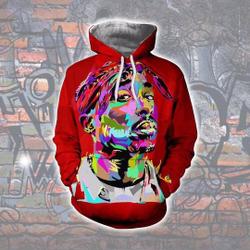 Tupac Hoodie Painting Concept 3D Hoodie