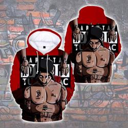 Rapper Tupac Shakur Full Over Print 3D Hoodie