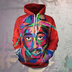 Tupac Hoodie Painting Concept 3D Hoodie