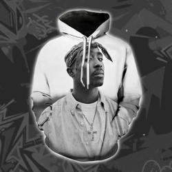 Tupac Shakur 3D Hoodie, 2Pac Shirt, Rapper 3D Hoodie