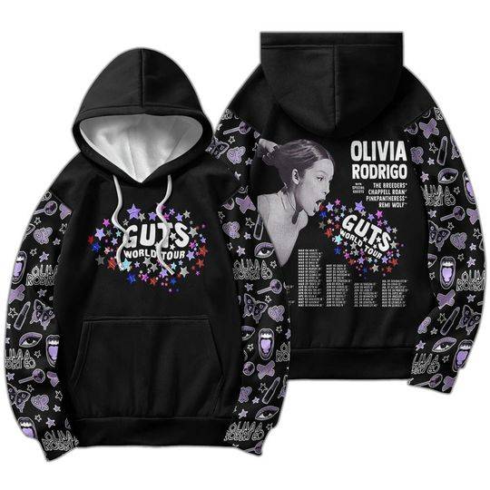 Olivia Rodrigo GUTS Art Print Women Jumper 3D Hoodie