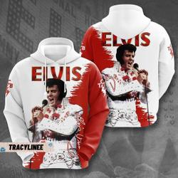 Christmas Gift, Elvis Presley Hoodie, Elvis Presley Tour 3D Hoodie
