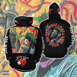 Customized Rod Wave And Friends 3D Hoodie