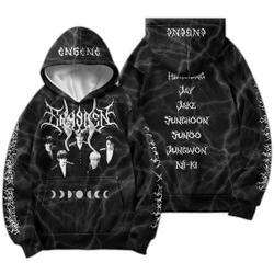 Enhypen Kpop 3D Hoodie, World Tour Fate 2023 3D Shirt