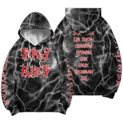 Stray Kids Kpop 3D Hoodie, Heavy Metal Bang Chan Lee Know 3D Shirt